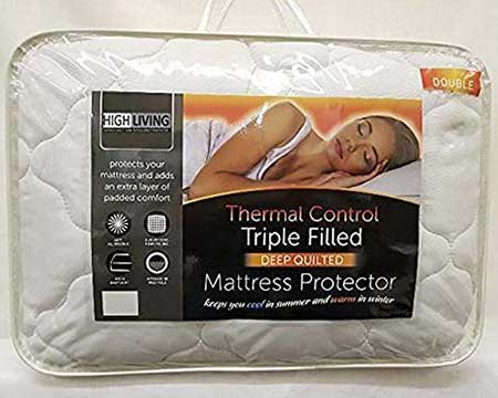  Highliving Quilted Mattress Protector Cover