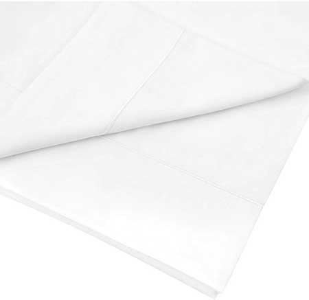 John Lewis & Partners 400 Thread Count Soft & Silky Egyptian Cotton Flat Sheet, White