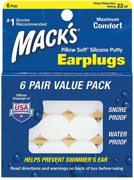  Mack's Pillow Soft Silicone Earplugs