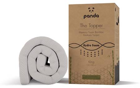 Panda Memory Foam Bamboo Mattress Topper