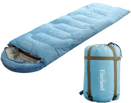 EASELAND 3-4 Season Envelope Style Sleeping Bag for Camping Hiking Backpacking and Outdoors