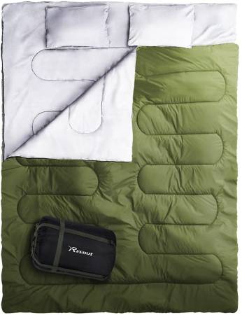 REEHUT Double Sleeping Bag for Camping