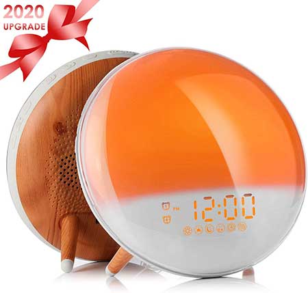  Fitfirst Wake Light Alarm Clock Sunrise Sunset Simulation