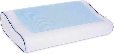 LIVIVO Memory Foam Pillow with Built-in Cool Jelly Pad